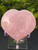 Rose Quartz Heart Carving Polished Crystal Wide & Thick (85+mm) “Stone of Universal Love” Specimen From Madagascar