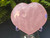 Rose Quartz Heart Carving Polished Crystal Wide & Thick (85+mm) “Stone of Universal Love” Specimen From Madagascar