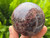 Garnet Crystal Sphere (63 mm 448 gm) Natural Polished Deep Red and Yellow Decorative Valentines Day Gift
