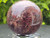 Garnet Crystal Sphere (63 mm 448 gm) Natural Polished Deep Red and Yellow Decorative Valentines Day Gift