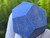 Blue Aventurine Crystal Carved Geometric Dodecahedron, Large (55 to 60mm) "stone of self-discipline" Decorative