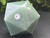 Green Aventurine Carved Geometric Icosahedron, Large (60 to 70 mm) "stone of opportunity" Decorative