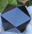 Black Obsidian Carved Geometric Icosahedron (65 mm), 20 Triangular Faces, Large Decorative Collectible