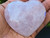 Rose Quartz Heart Carving (70+ mm) “Stone of Universal Love” Elegant Polished Crystal Valentines day Gift