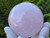 Rose Quartz Sphere (70mm, 440 gm) Elegant “Stone of Universal Love” Polished Crystal Valentines day Gift