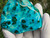 Chrysocolla and Malachite Rare Large Freeform Specimen (85mm, 283gm) Natural Collectible Decorative Gift