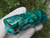 Chrysocolla and Malachite Rare Large Freeform Specimen (85mm, 283gm) Natural Collectible Decorative Gift