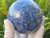 Lapis lazuli Spheres Large (78 mm, 765 gm), Royal Blue, a.k.a. Stone of Truth, Natural Polished Crystal Ball From Afghanistan Decorative Collectible Valentine Day Gift