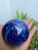 Lapis lazuli Spheres Large (74 mm, 660 gm), Royal Blue, a.k.a. Stone of Truth, Natural Polished Crystal Ball From Afghanistan Decorative Collectible Valentine Day Gift