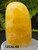 Lemon Calcite Freeform Large (80-95 mm) Polished Natural, Decorative, Collectible Specimen
