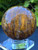 Pietersite Gemstone Sphere with Turbulent Storm Pattern (Diameter 63 mm 340gm) Rare Namibian Polished