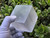 Selenite Polished Crystal Cube "Stone of light" Large ( 65 x 60 mm; 566+ gm) Satin Spar With See Through Fiber-Optic Effect Collectable Decorative Healing Crystal