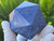 Blue Aventurine Carved Geometric Icosahedron, Large (275+ gm; 70 mm) "Stone of Inner Strength" Decorative Collectible Healing