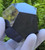 Black Obsidian Carved Geometric Dodecahedron (508+ gm,85+ mm), 12 Faces, Large Decorative Collectible