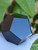 Black Obsidian Carved Geometric Dodecahedron (50mm), 12 Faces, Large Decorative Collectible