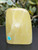 Lemon Calcite Freeform Large (80-95 mm) Polished Natural, Decorative, Collectible Specimen