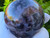 Mystic Merlinite (65 mm 417 gm) Blizzard Stone Sphere “Blue Indigo Gabbro” Natural Polished Crystal Ball From Madagascar