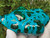 Chrysocolla and Malachite Rare Large (85mm, 283gm) Freeform Specimen Natural Collectible Decorative Gift Home Accent Healing Crystal