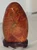 Polished Jasper (Red and Green) 7IN 2.13LB Decorative Stone Carved Wooden Display Stand Mounted