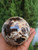 Black Opal Large (3.3” 1.78 lb) Polished Madagascar Crystal Sphere Decorative Home Accent Healing Stone