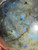 Labradorite Large Sphere “Stone for inner light” (3.1" 680 gm) Natural Polished Crystal Ball From Madagascar Decorative Valentines Day Gift