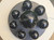 Black Obsidian Carved Spheres (140+ gm, 50+ mm) Polished Decorative Home Accent Collectible Healing Crystal