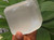 Selenite Polished Crystal Big ( 85mm 975 gm) Cube Stand "Stone of light" Satin Spar With See Through Fiber-Optic Effect Collectable Decorative Healing Crystal
