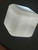 Selenite Polished Crystal Big ( 85mm 975 gm) Cube Stand "Stone of light" Satin Spar With See Through Fiber-Optic Effect Collectable Decorative Healing Crystal