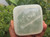 Selenite Polished Crystal Big ( 85mm 975 gm) Cube Stand "Stone of light" Satin Spar With See Through Fiber-Optic Effect Collectable Decorative Healing Crystal