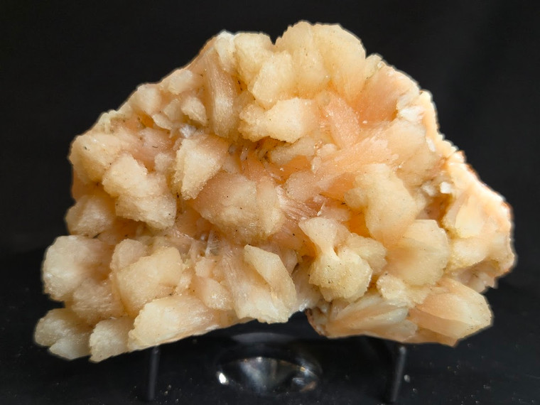 Peach Stilbite Zeolite Crystal Mineral Specimen in Matrix-Collectible Healing Crystal