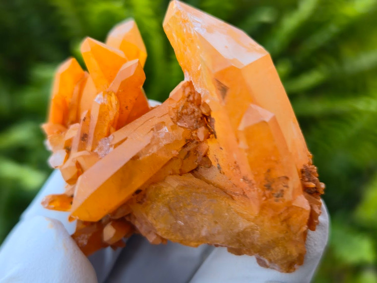 Tangerine Quartz Specimen Natural Crystals Cluster (TN29)