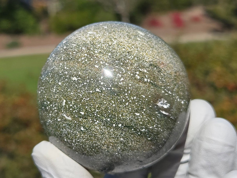 Ocean Jasper Sphere “Stone of Love & Kindness” (Diameter 65 mm 428 gm) Natural Polished Decorative Crystal Ball From Madagascar