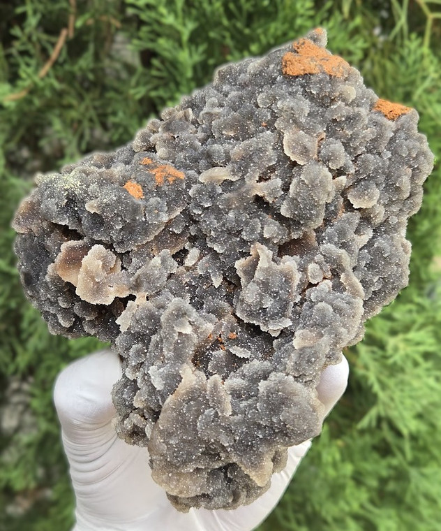 Druzy Quartz–Coated Botryoidal Chalcedony (Large >2 lb) Collectors Specimen Natural Mineral, Healing Crystal, Spirituality Crystal, Luxury Home Accent