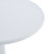 Modern 23.6'' Diameter Solid Metal Base White Round End Table