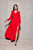 red - Long dress model 188244 Roco Fashion