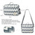 Waterproof baby print stroller bag storage hanging bag diaper bag mother and baby mommy bag