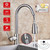 Kitchen Faucets Single Handle Kitchen Sink Faucet Brushed Nickel Stainless Steel Pulldown Head Faucet