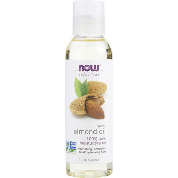 ESSENTIAL OILS NOW by NOW Essential Oils SWEET ALMOND OIL 100% MOISTURIZING SKIN CARE 4 OZ