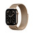 Apple Watch Series 11, 46mm Gold Titanium Case with Gold Milanese Loop