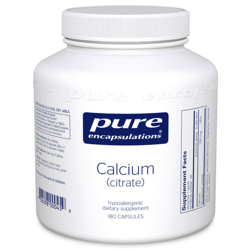 Calcium citrate by Pure Encapsulations 180 capsules