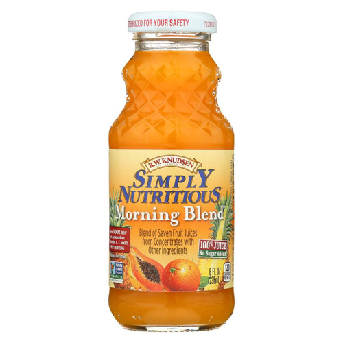 R.w. Knudsen Family Morning Blend Simply Nutritious - Case Of 24 - 8 Oz.