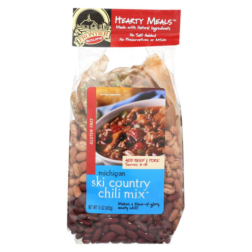 Frontier Soup Chili - Country Hearty Meal - Case Of 8 - 15 Oz