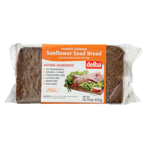 Feldkamp Bread - Sunflower Seed - Case Of 12 - 17.6 Oz