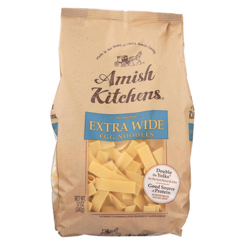 Amish Kitchen Noodles - Extra Wide - Case Of 12 - 12 Oz