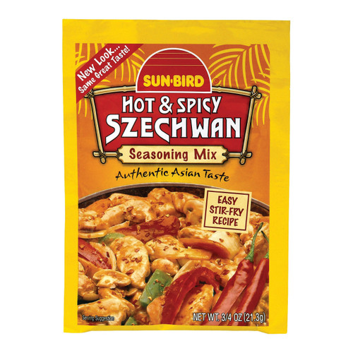 Sunbird Mix - Hot & Spicy Szechwan - Case Of 24 - .75 Oz