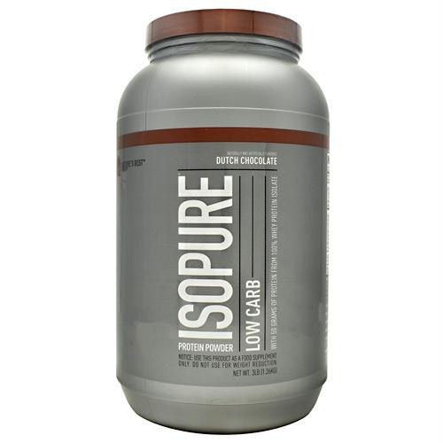 Nature's Best Low Carb Isopure Dutch Chocolate