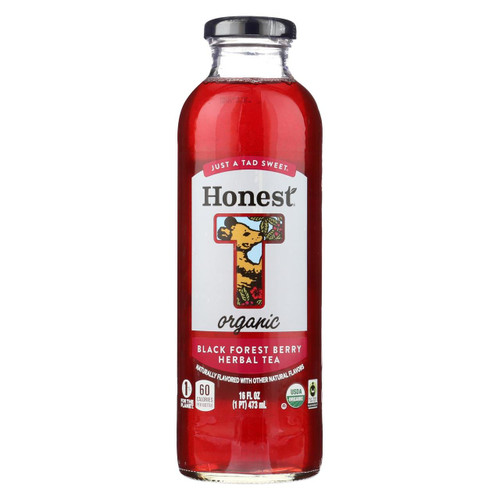 Honest Tea Organic Bottled Tea - Black Forest Berry - Case Of 12 - 16 Fl Oz