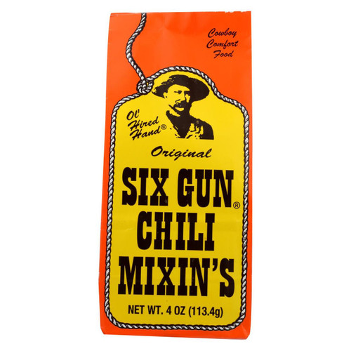 Six Gun - Chili Mixins - Case Of 12 - 4 Oz
