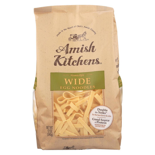 Amish Kitchen Wide Noodles - Case Of 12 - 12 Oz