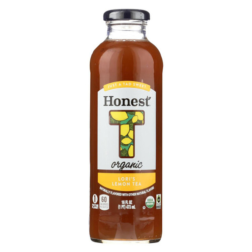 Honest Tea Organic Bottled Tea - Loris Lemon - Case Of 12 - 16 Fl Oz